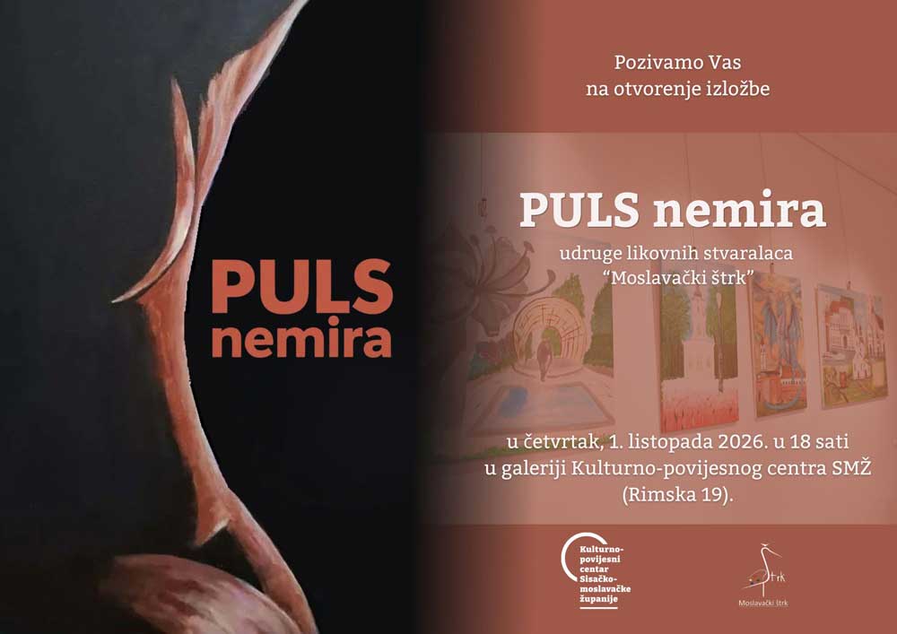 Otvorenje izložbe „Puls nemira“ udruge likovnih stvaralaca „Puls Moslavački štrk“
