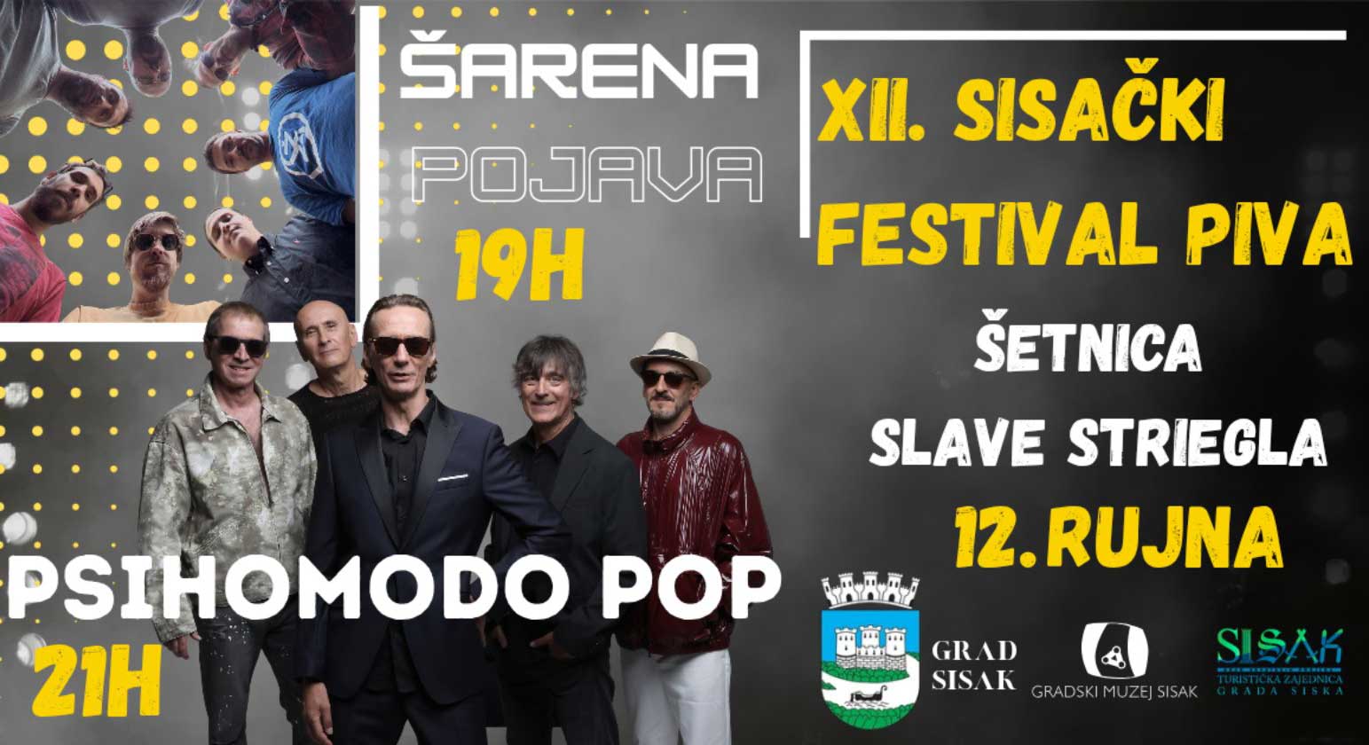 XII. Sisački festival piva uz Psihomodo Pop
