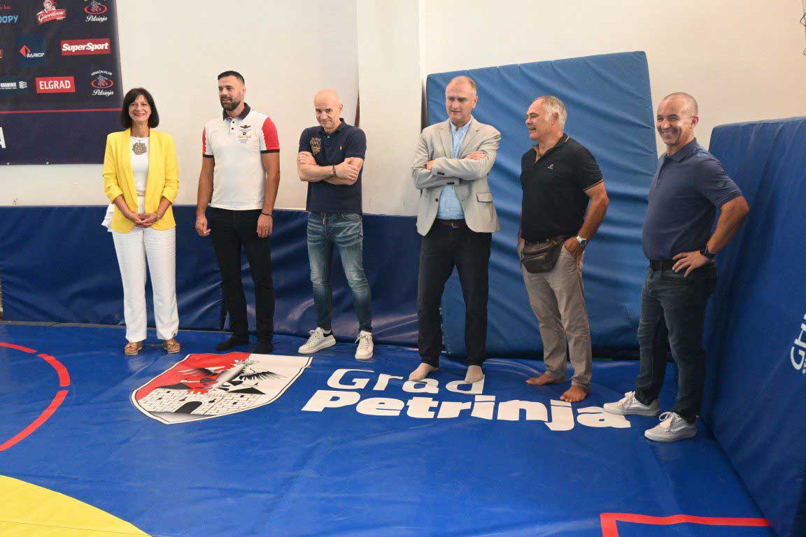 U Petrinji održan pripremni trening Hrvatske hrvačke reprezentacije