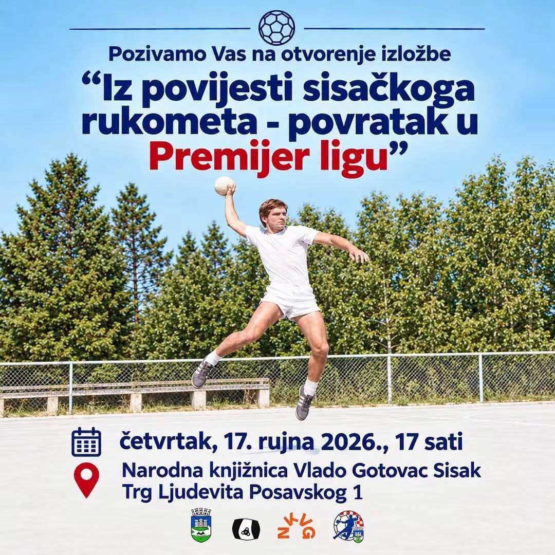 Otvorenje izložbe „Iz povijesti sisačkoga rukometa – povratak u Premijer ligu“
