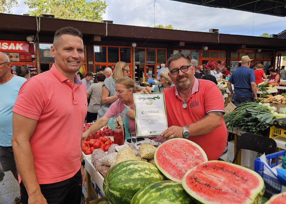 Sisačka tržnica ima najveći broj certifikata „Proizvodi hrvatskog seljaka“