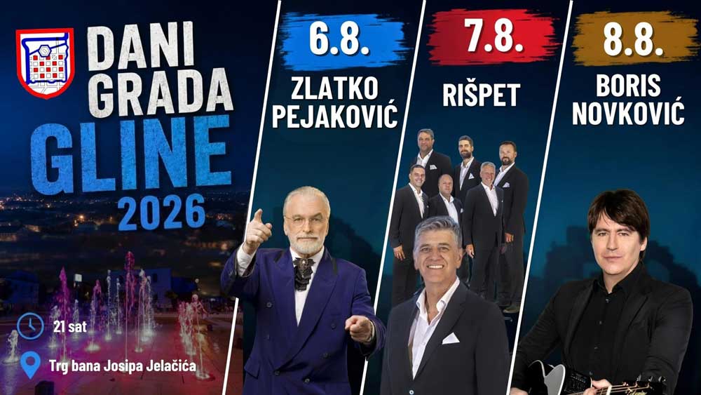 Dani Grada Gline 2026.