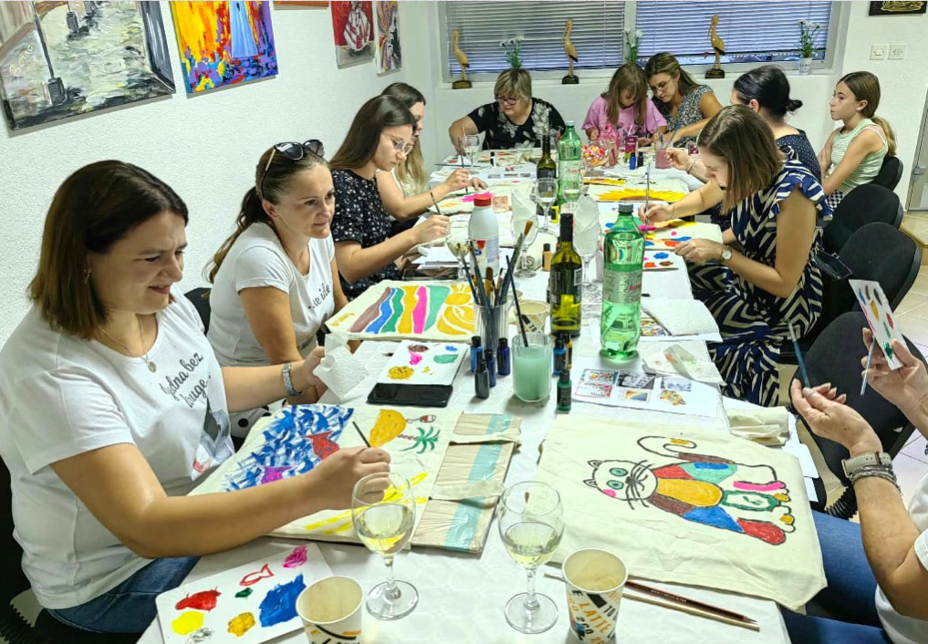U novootvorenoj Galeriji Štrk u Popovači održana prva kreativna radionica