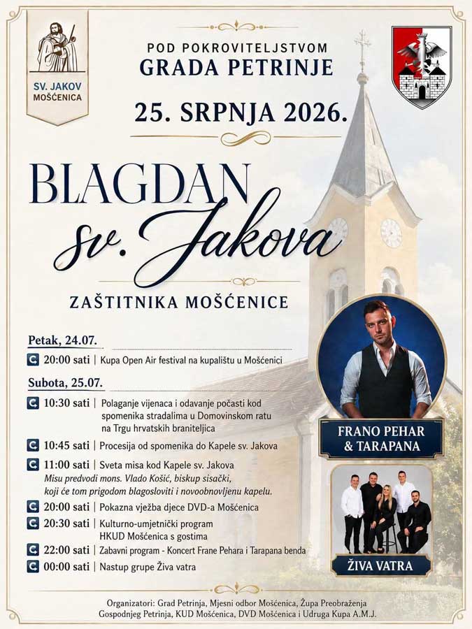 Obilježavanje blagdana sv. Jakova u Mošćenici