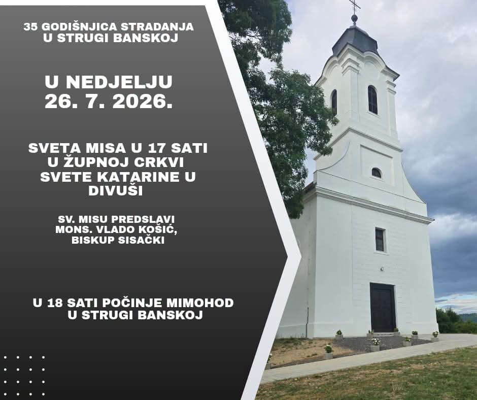 35. obljetnica stradanja u Strugi Banskoj