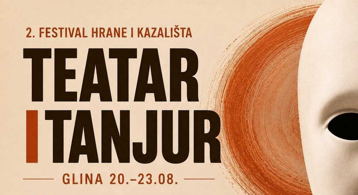 Festival „Teatar i tanjur“ donosi spoj kazališta i gastronomije u Glini i Topuskom
